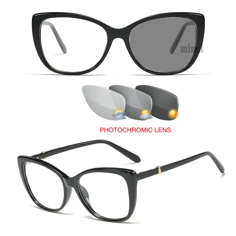 Очки солнцезащитные женские фотохромные с диоптриями FML|Женские очки для чтения|