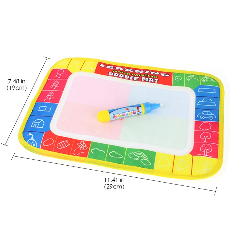 Детский волшебный холст для рисования водой маленькое одеяло письма с маленькой