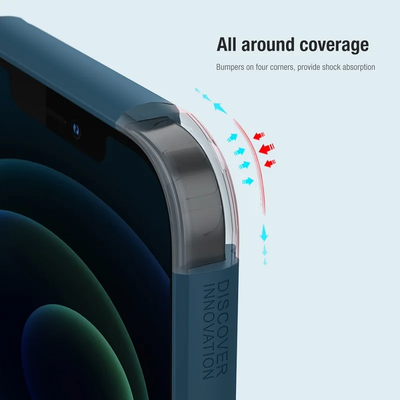 Magnetic Case For iPhone 12 Pro Nillkin Frosted PC Matte hard back Cover for iPhone 13 Pro Max for iPhone 13 Pro Non-Slip Case