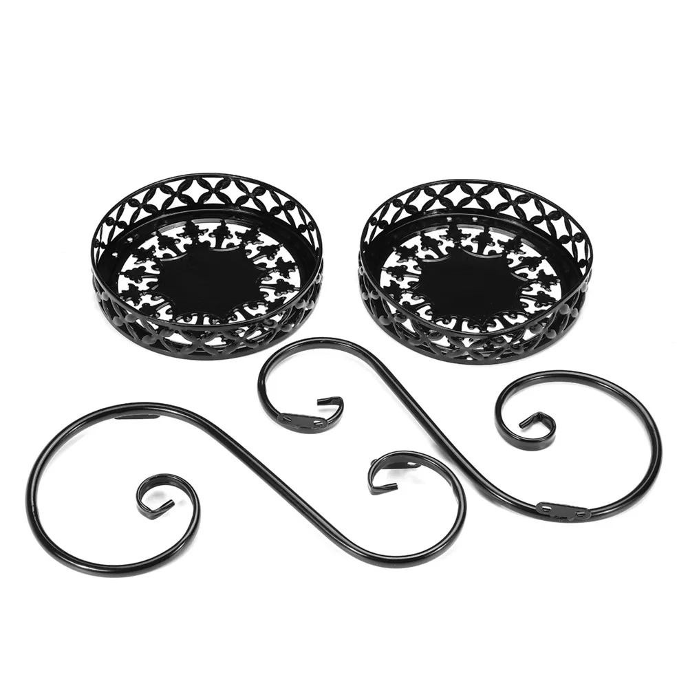 Садовые полки с металлическим держателем для патио Простая Стойка цветочных