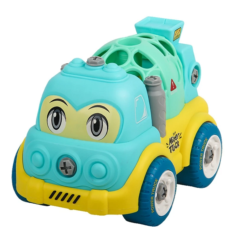 Разборные игрушки строительный грузовик мультяшный автомобиль игрушка для
