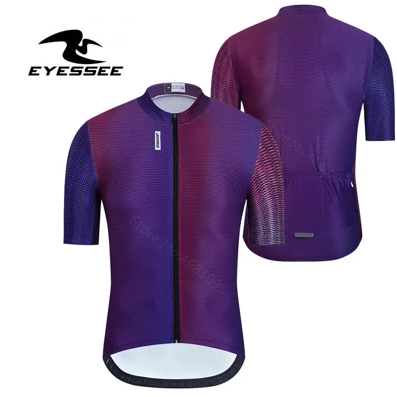 

Верх EYESSEE, новинка 2022, Джерси для велоспорта с коротким рукавом, Джерси для горного и шоссейного велосипеда, дышащая Джерси для горного велос...