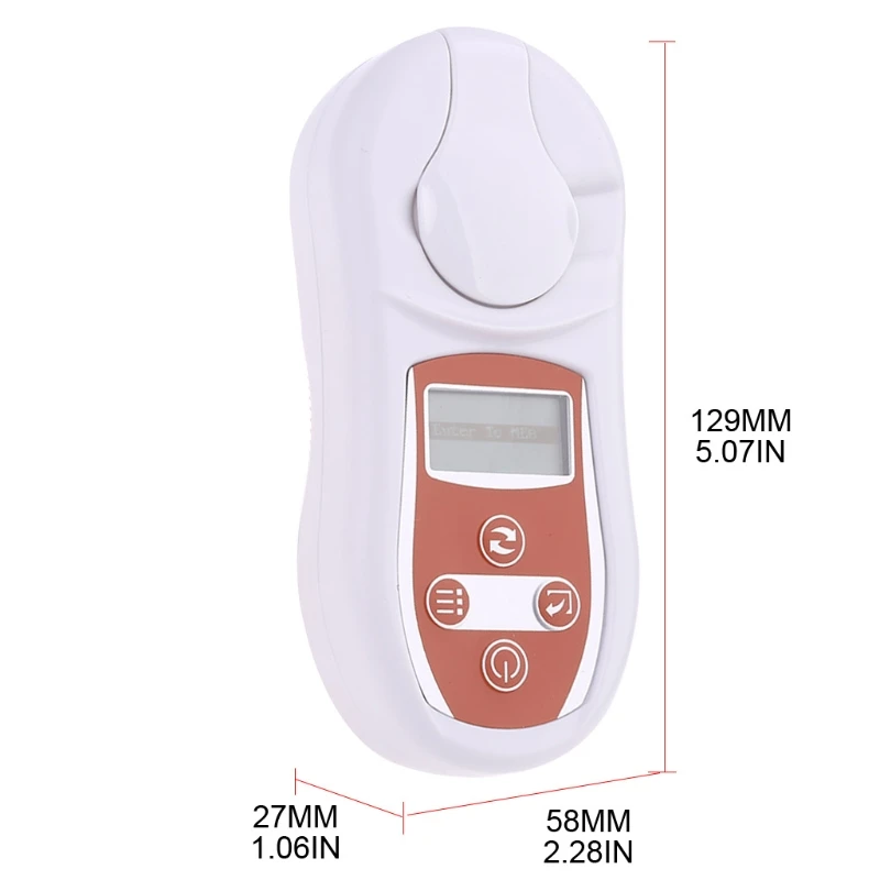 

Professional LCD Digital Display Alcohol Tester Liquor Self-brewed Rice Wine Concentration Measuring Meter Home Bar Alcohol Dete