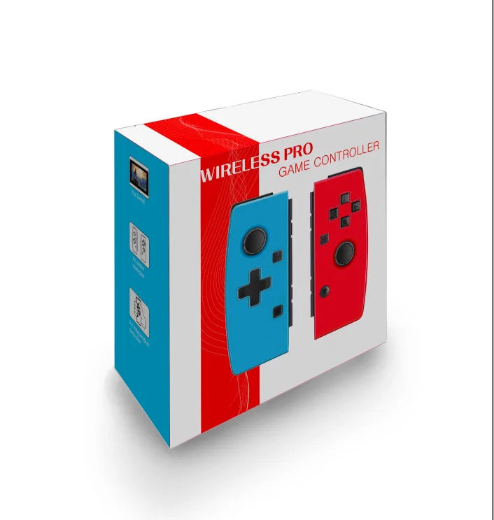 300 мАч Bluetooth беспроводной профессиональный игровой джойстик с ручкой (L + R) для