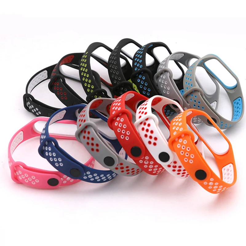 Высококачественный силиконовый водонепроницаемый ремешок для часов Xiaomi MI 3 4