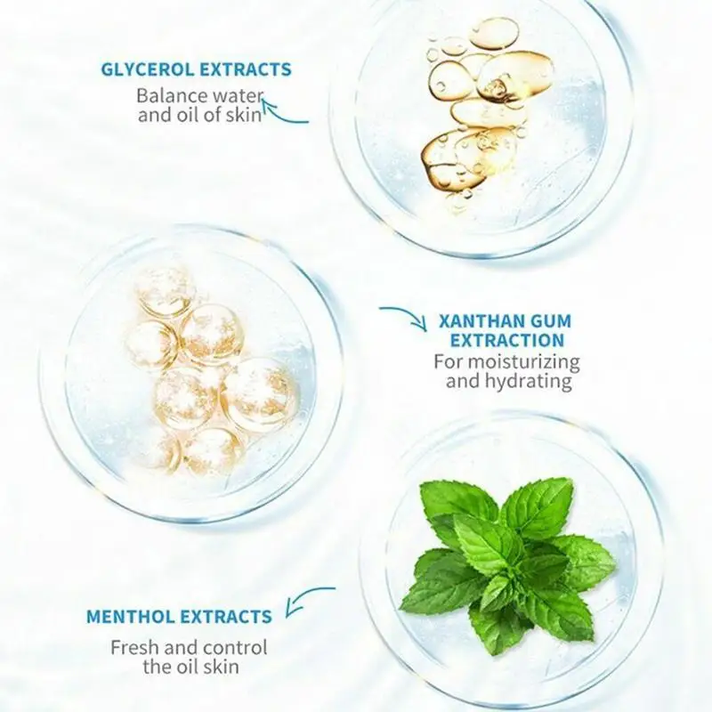 Aloe Acne Face Cream Treatment Anti-acne Scar Day Cream Pores Control Oil Acne Remove Whitening Shrink Care Face Collagen S D3Y5