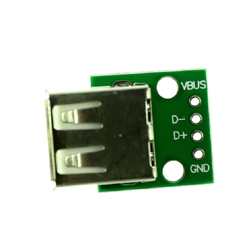 1 шт. USB 2 0 гнездо для DIP 54 мм Pin 4P модуль адаптера | Электроника