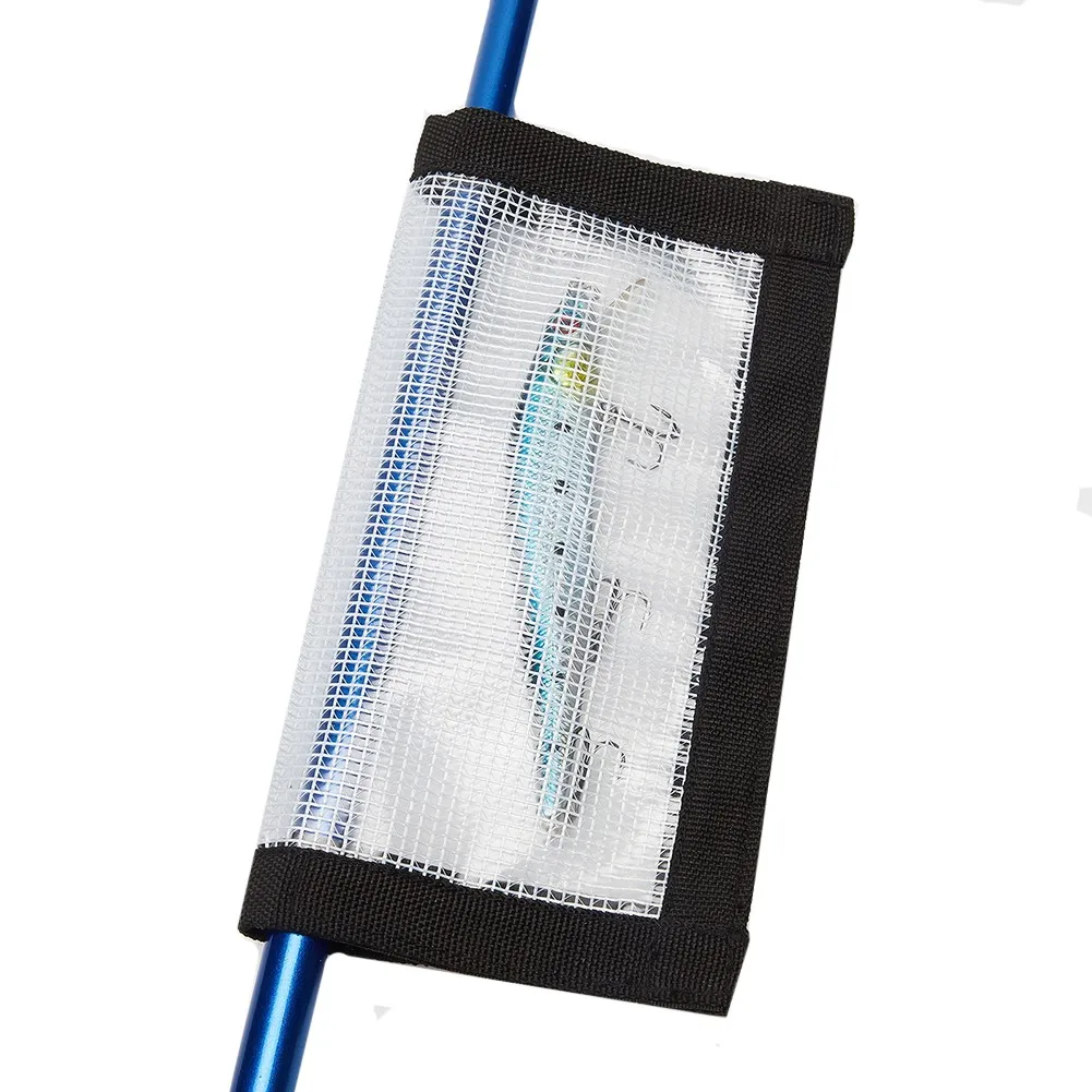 

PVC Fishing Lure Net Lure Baits Wraps Clear View Lure Cover Lures Safe Hooks Fishing Accessories