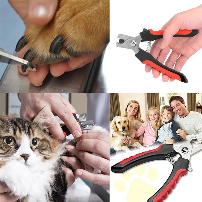 

Professional Pet Cat Dog Nail Clipper Cutter With Sickle Stainless Steel Grooming Scissors Clippers for Pet Claws Dog Supplies