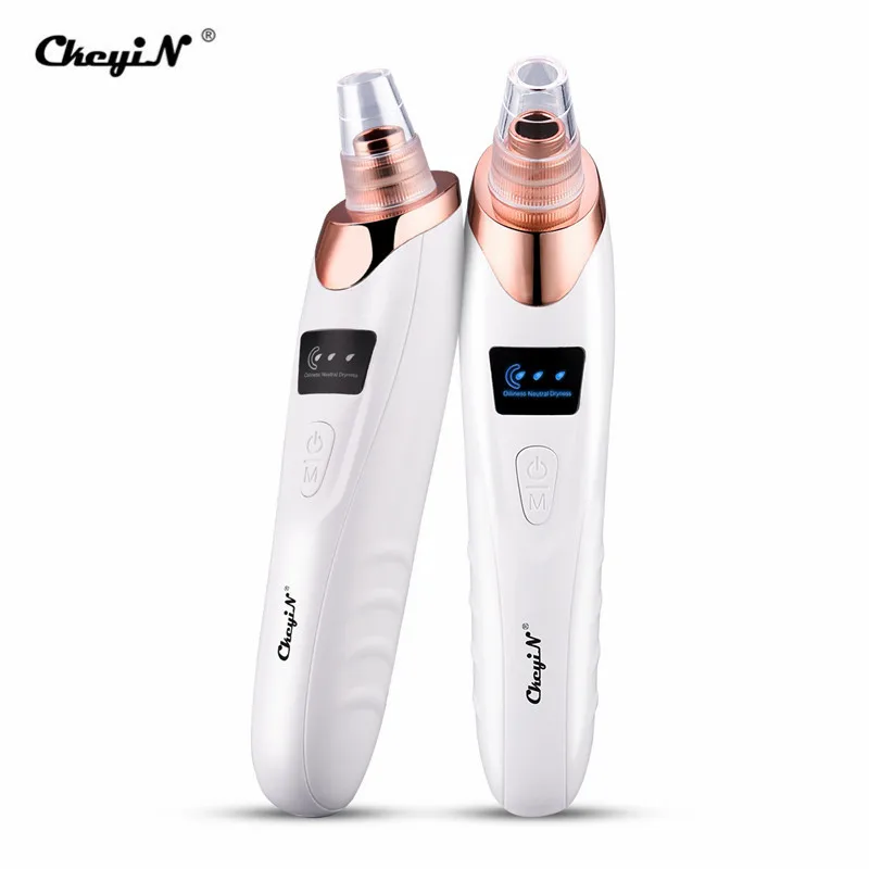 

CkeyiN Blackhead Remover Pore Acne Pimple Removal Face Deep Nose Vacuum Suction Face Diamond Beauty Cleaning Skin Care Tool