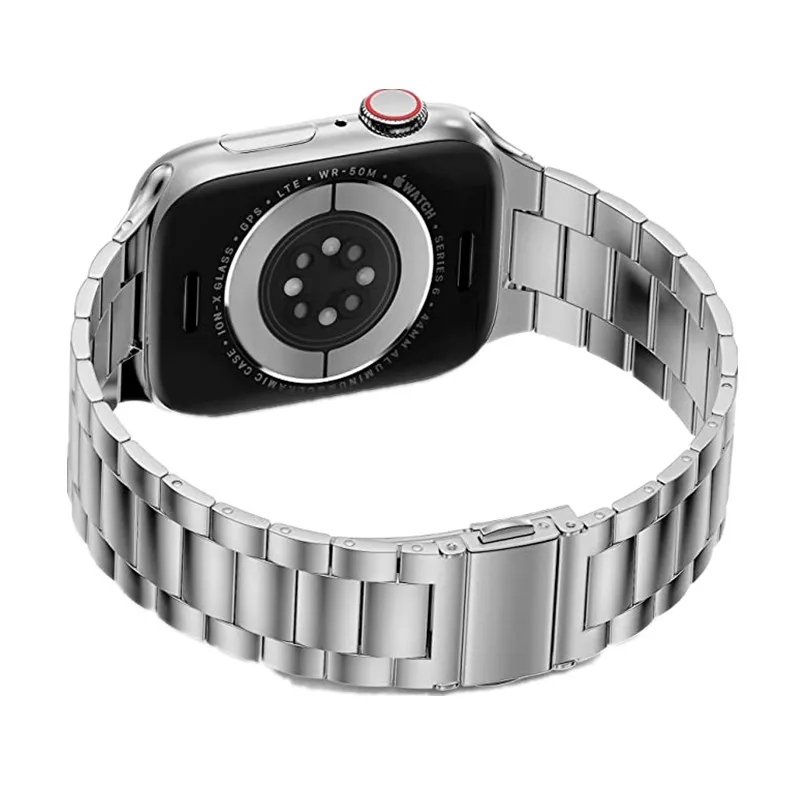 

For Apple Watch 7 SE 6 5 4 metal strap 45mm 41 mm 38 42 mm 40 mm 44 mm ultra-thin stainless steel strap iWatch series bracelet