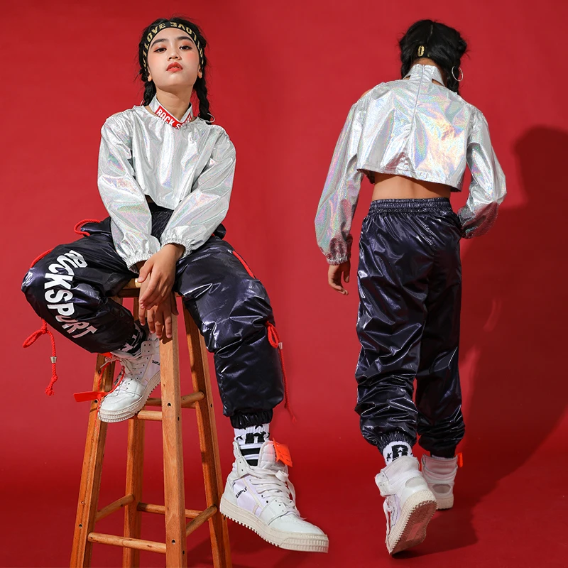 Новое поступление Детские костюмы для джазовых танцев модная одежда в стиле хип