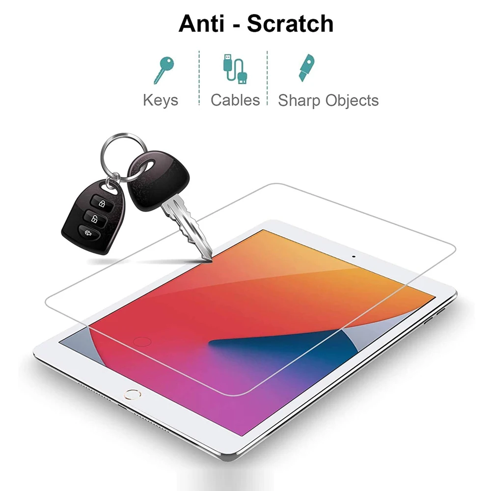 Закаленное стекло 9H для iPad Mini 2 3 4 5 Pro 11 10 2019 2020 2017 защитная пленка экрана планшета