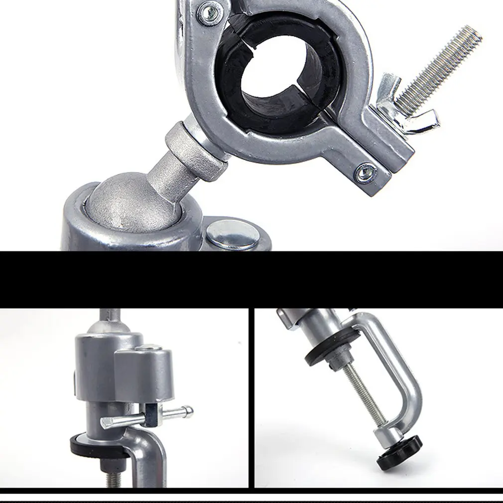 360 Degree Universal Table Bench Vice Clip-on Round Head Clamp Vise for Electric Drill Screw Grinder Tool Holder | Инструменты