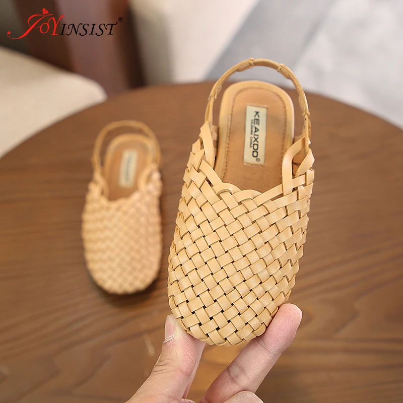 Сандалии для девочек с заклепками модные милые детские босоножки принцессы