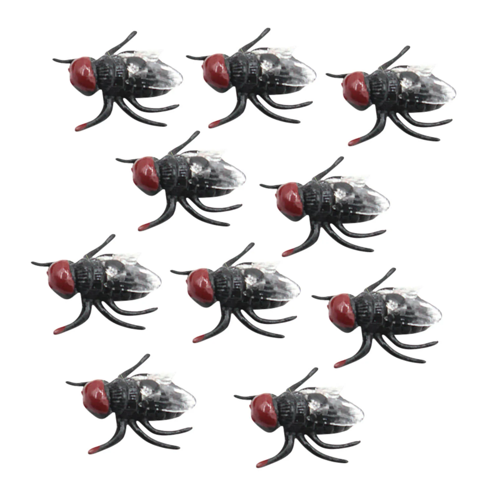 

Plastic Flies Toy Fake Fly Bugs Fake Plastic Insect Fly Toys Trick Joke Toys Funny Present New Toys For Children Adult brinquedo