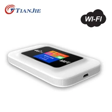 TIANJIE Unlocked Router 4G Sim Card LTE Modem WCDMA UMTS GSM WiFi 150Mbps High Speed Hotspot Pocket Wi-Fi Broadband Network Mifi