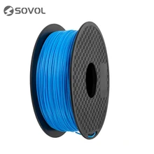Sovol PLA 3D Printer Filament 1kg Spool Printing 1.75mm Blue 3D Printing Material For All 3D Printers and 3D Pen Wires Supplies
