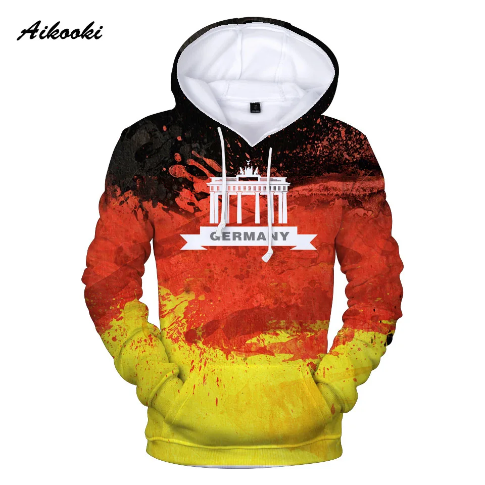 

Роскошные толстовки с 3D-принтом немецкого национального флага, свитшоты для мужчин и женщин, Молодежная Толстовка, модные пуловеры для отды...