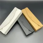 20 шт. коричневые бумажные подарочные коробки, упаковка из крафт-бумаги, коробка для макарона для конфет ручной работы, торта, ювелирных изделий, подарок, стандартные коробки