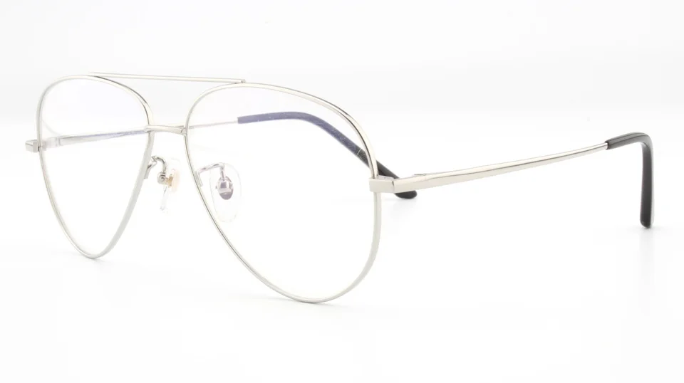 Pure Titanium Prescription Frame Pilot Men Oversize Eye Glasses Frame Optical Myopia Eyeglasses High-quality Frame for Women