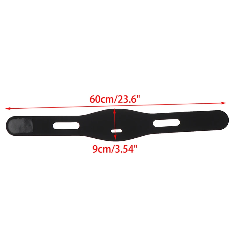 

1pc Anti Snoring Chin Strap Belt Stop Snoring Sleep Apnea Jaw Care Sleeping Support Posture Corrector Black Belt New