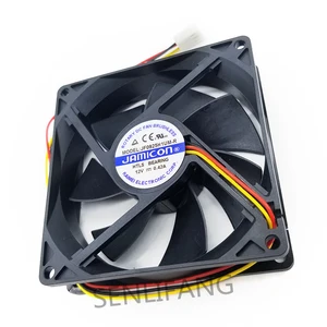 Новый для Jamicon JF0925H1UM-R DC 12V 0.42A 90x90x25mm 3-проводной серверный квадратный вентилятор