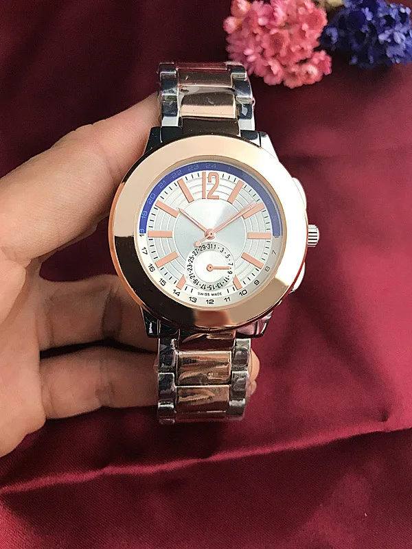 

RLLEN Stainless Steel Men Women Couples Quartz Watches Fashion Luxury Jewelry Gift Wedding Exquisite Charm Retro Original Copy