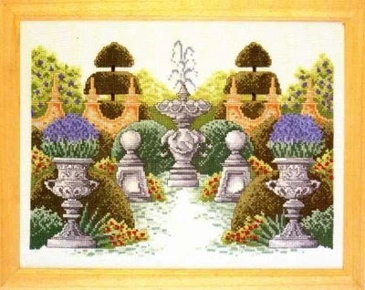 

Вышивка крестиком 14 карат 16 карат 18 карат, Набор для вышивки крестиком «сделай сам», Английский сад