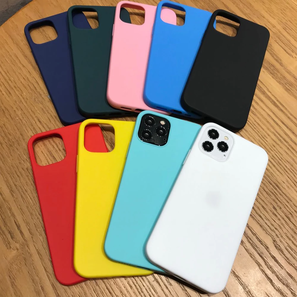 Ultra Thin Silicone TPU Cover Candy Phone Case For OPPO A53s A33 A32 A31 A53 A35 A54 A52 A12 A12e A11 A15 A15s | Мобильные телефоны