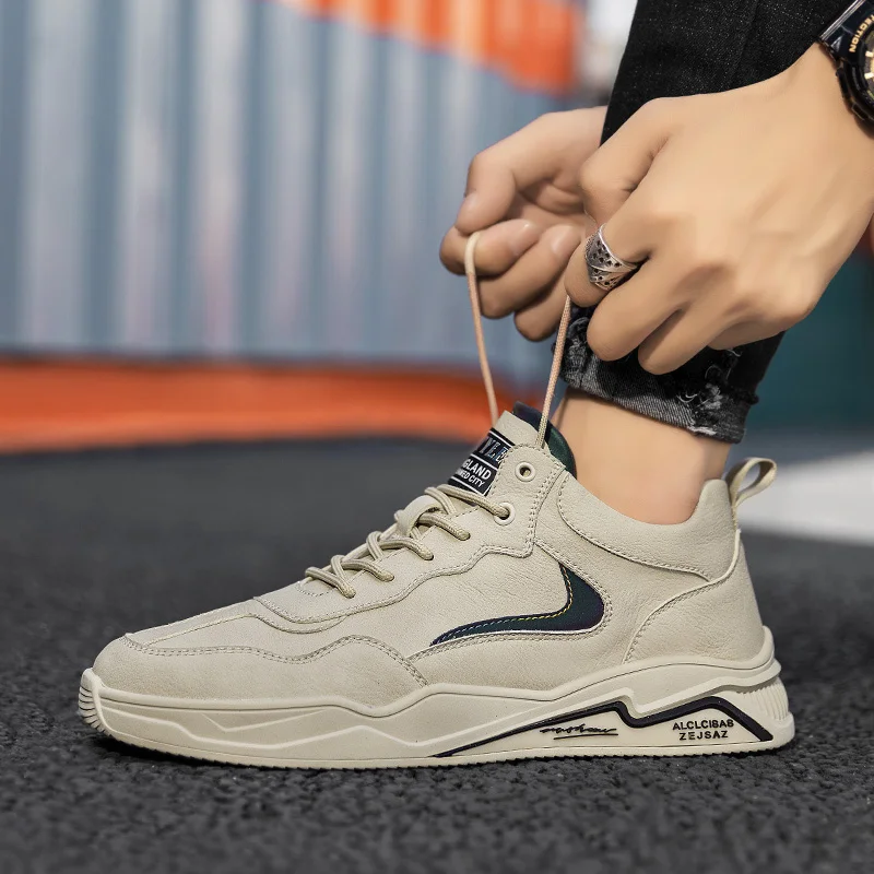 SALUDAS Men Sneakers Men Casual Shoes Fashion Pure Color Lightweight Walking Flats Soft Breathable Brand Men Running Shoes