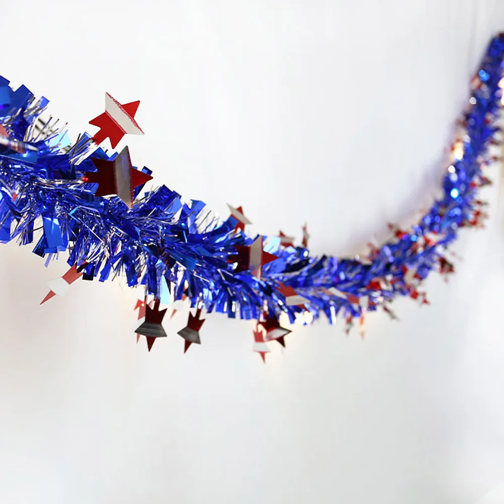 Патриотический дизайнерский венок для 4 июля домашний декор рождественское