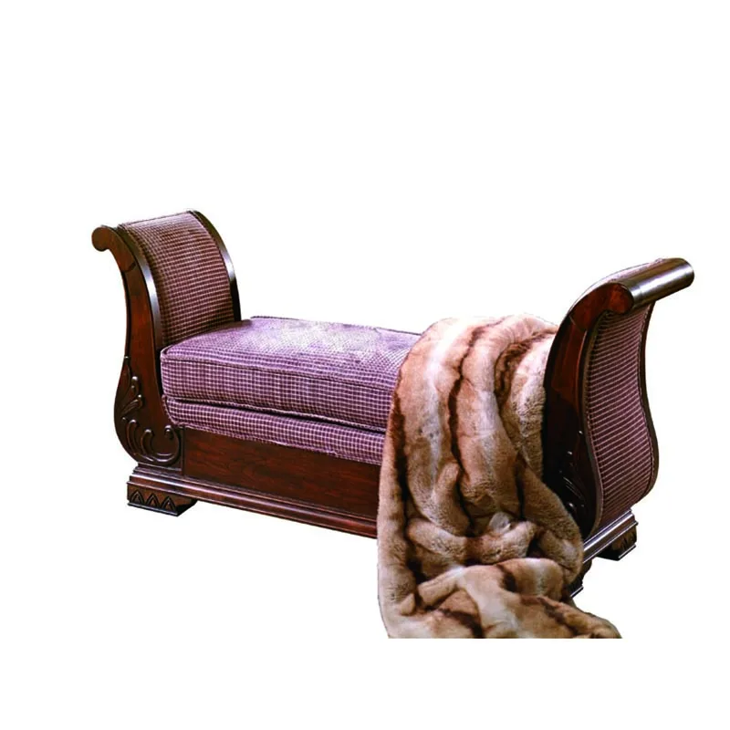 

Смена двери стулья для надевания обуви Массив дерева, ткань для обуви кровати и скамейки для кровати табуретки скамейка для кровати GF30.1 GF34