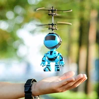 intelligent hand sensing fly robot kids toys electronic toys for child rc robot with usb demon slayer aircraft suspension