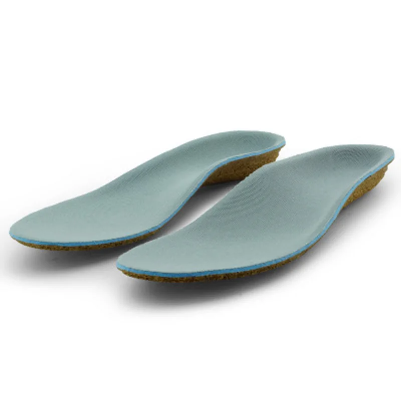 Cork Orthotic Arch Support Insoles Unisex Flat Foot Non-slip Shoes Sole Pads Deodorant Breathable Running Inserts Cushion Men
