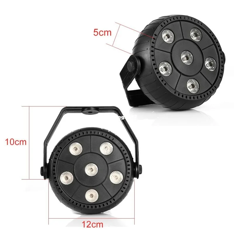 Портативный светодиодный сценический светильник 6 пар 3 в 1 9 Вт|party laser|laser light djlight dj