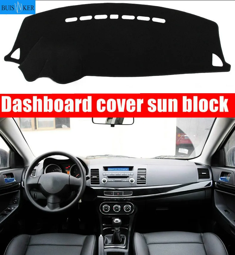 

Крышка приборной панели автомобиля, коврик для приборной панели, коврик для приборной панели, Солнцезащитный коврик для Mitsubishi Lancer EX 2008 до 2016...