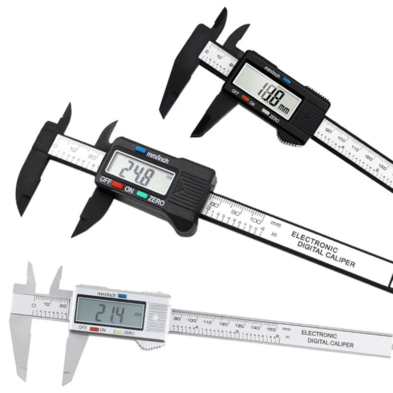 Электронный штангенциркуль с нониусом 0-150 мм 6 дюймов | Инструменты