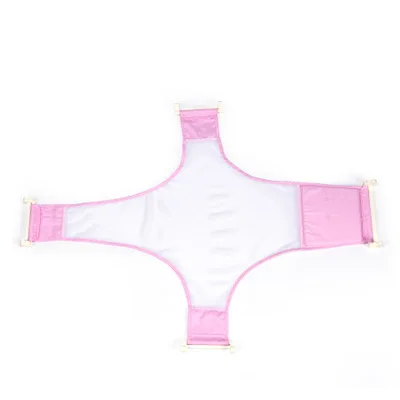 86cm Pink 1 Регулируемая противоскользящая сетка для ванны для новорожденного ребенка, сетчатая сетка для ухода за ребенком, безопасная поддержка сиденья - Цвет: 86cm Pink 1