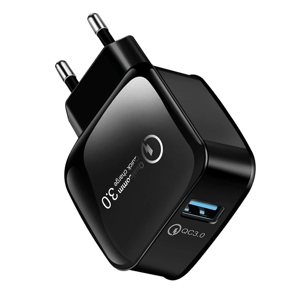 LEORY 18 Вт 15 QC3.0 Быстрая зарядка ABS USB зарядное устройство адаптер EU/US Quick charge 3 0 и 5 В/2 4