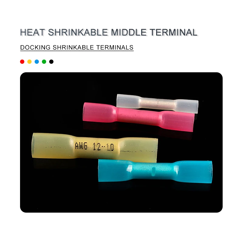 50 шт. термоусадочные клеммы для проводов 26-10 AWG