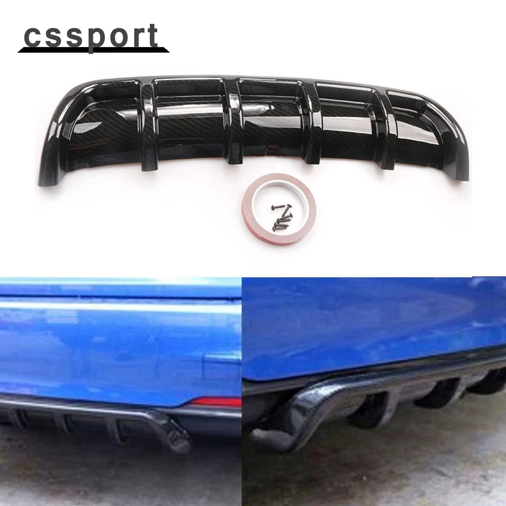 Универсальный бампер из углеродного волокна автомобильный спойлер для губ