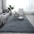Современный супермягкий Прямоугольный Коврик, пушистые коврики, противоскользящие ворсистые коврики для гостинойспальни, домашние ковры