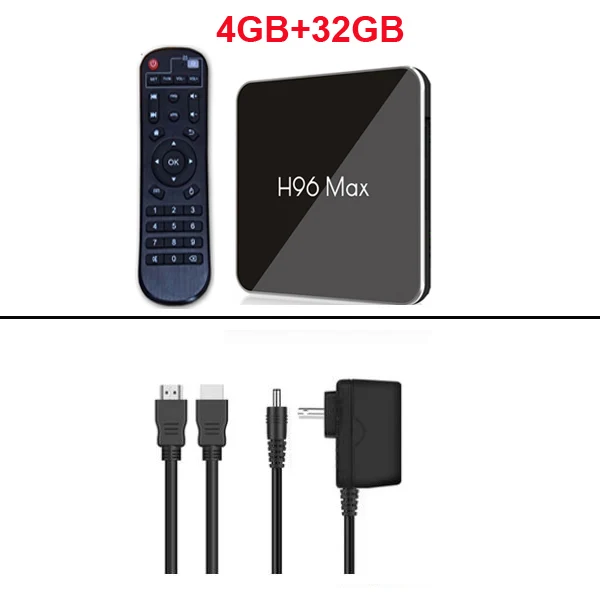 Android 9,0 ТВ приставка H96 Max X2 Amlogic S905X2 4G 32GB 64GB Медиаплеер 4K Google голосовой помощник Netflix Youtube H96MAX 2GB16GB - Цвет: 4G 32G