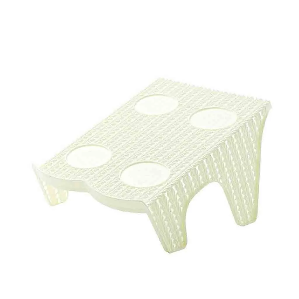 Двухслойный пластиковый держатель для обуви органайзер хранения подставка