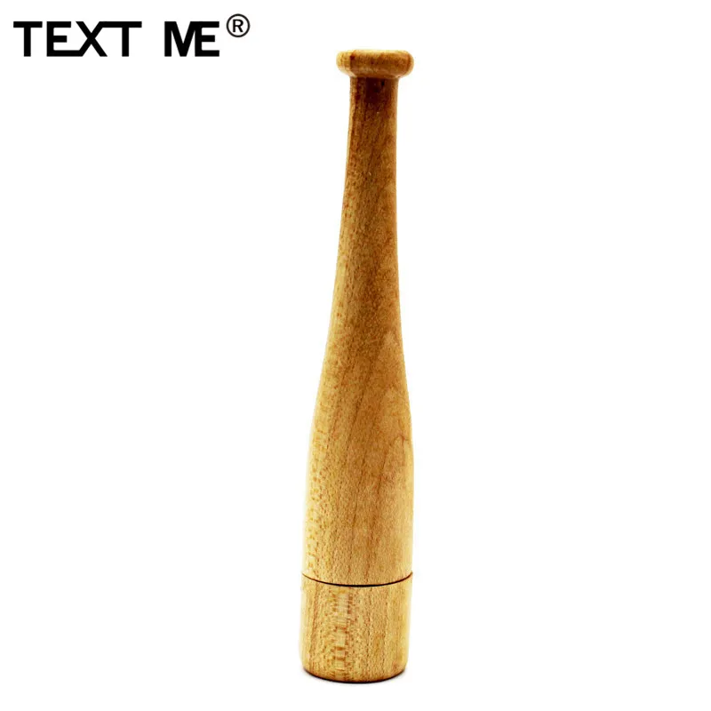 Usb флеш накопитель TEXT ME Wooden 64 ГБ 4 8 16 32 maple baseball bat usb2.0|USB флэш-накопители| |