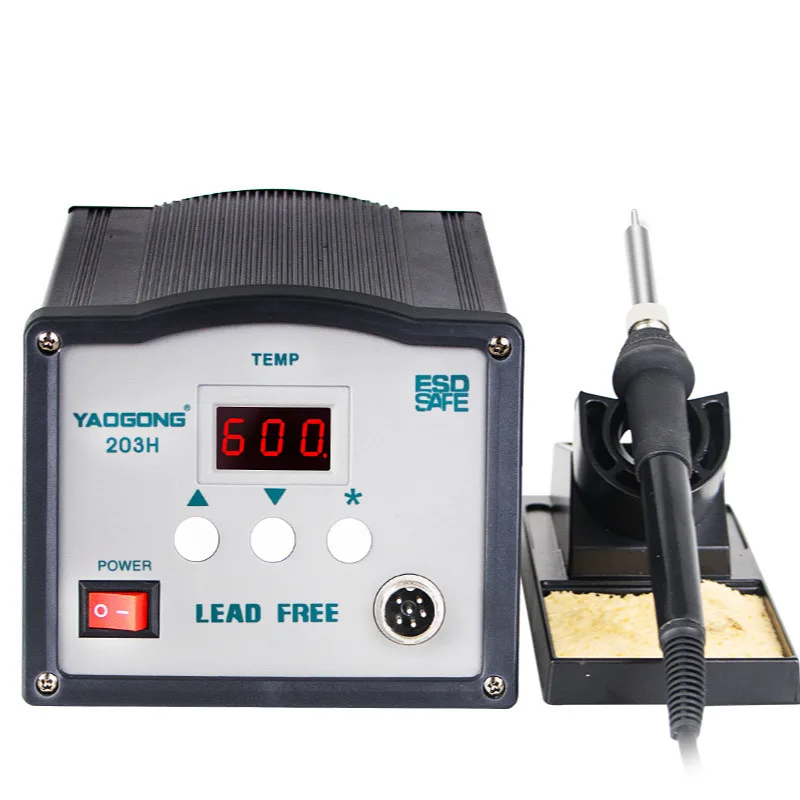 Soldering Station Iron High Power 90w 100-600 Degrees Lead-free Yaogong 203H High Frequency Intelligent