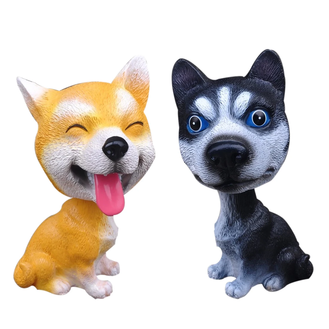 Кивающая собака забавная встряхившая голова игрушки Симпатичные Bobblehead куклы-щенки качели автомобиля украшения дома авто Декор интерьера автомобиля игрушки для приборной панели