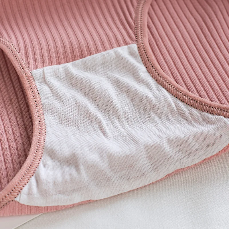 Женские хлопковые трусы с заниженной талией дышащие мягкие большого