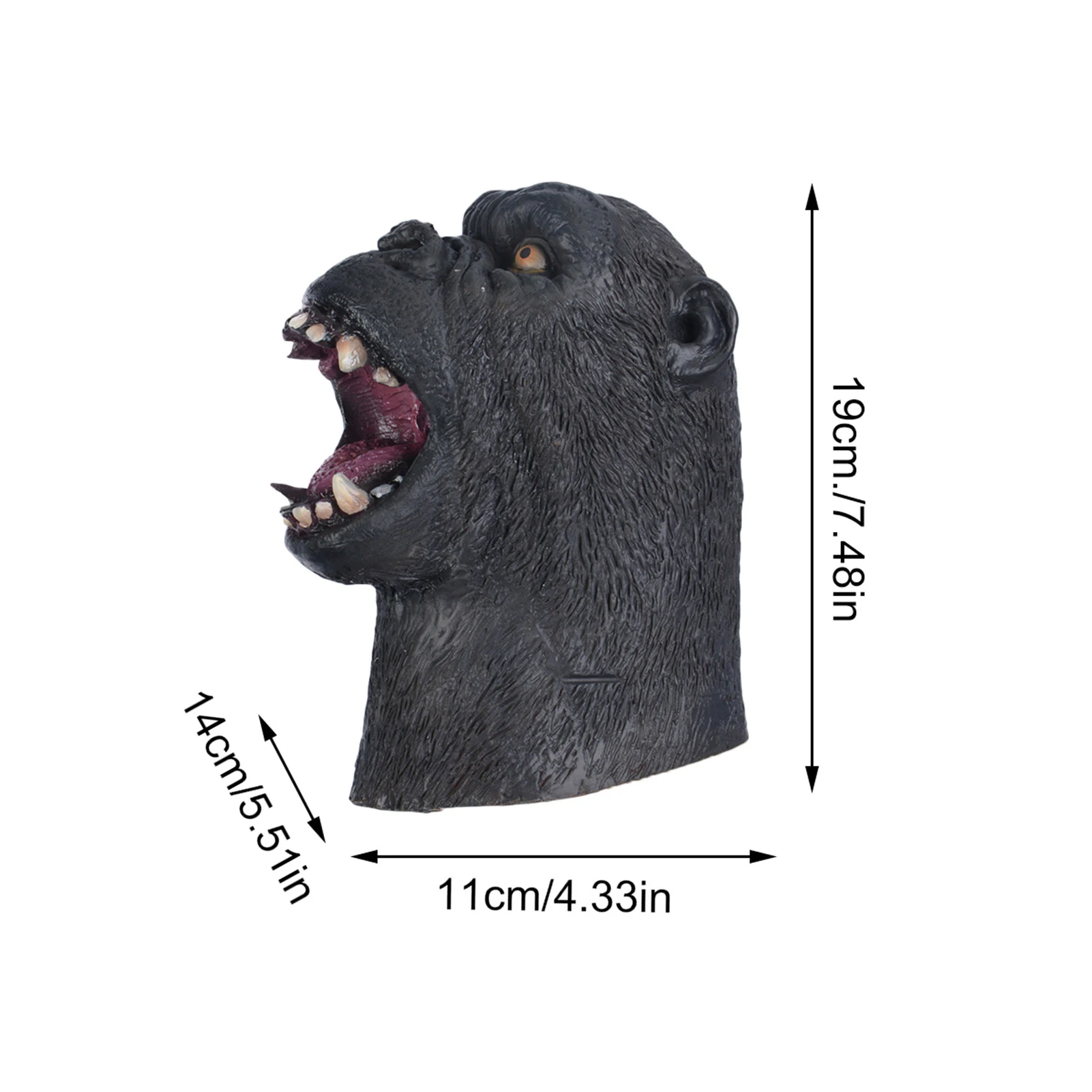 

Guren-Godzilla Vs King-Kong Hand Puppet Toy Soft Vinyl Rubber Animal Head Hand Puppet Figure Toys Gloves For Children Model Gift